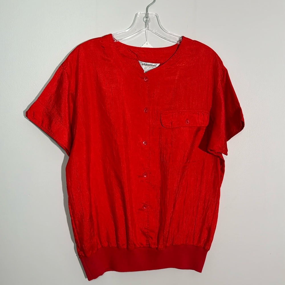 vintage 80s / 90s button down short sleeve
